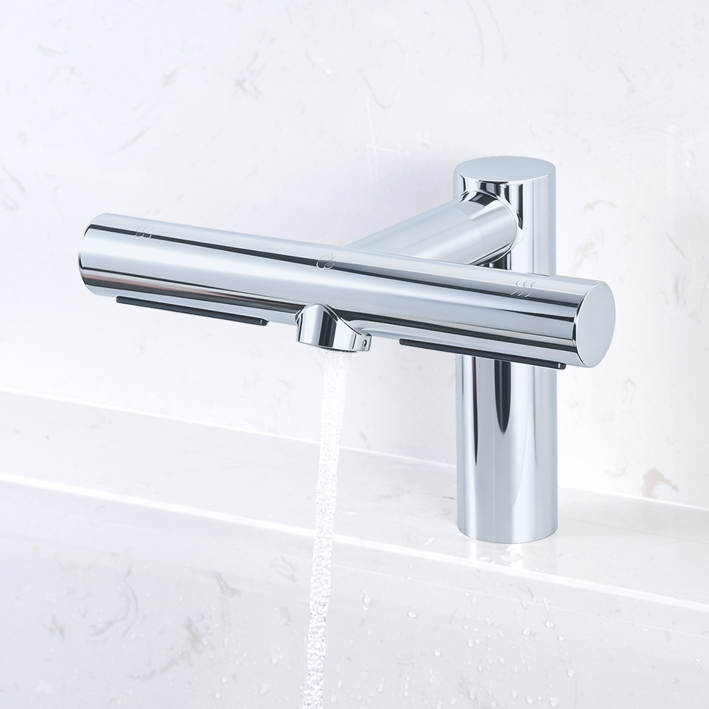 LGT207A New SUS304 Stainless Steel 2-in-1 Tap Hand Dryer (wash+dry)